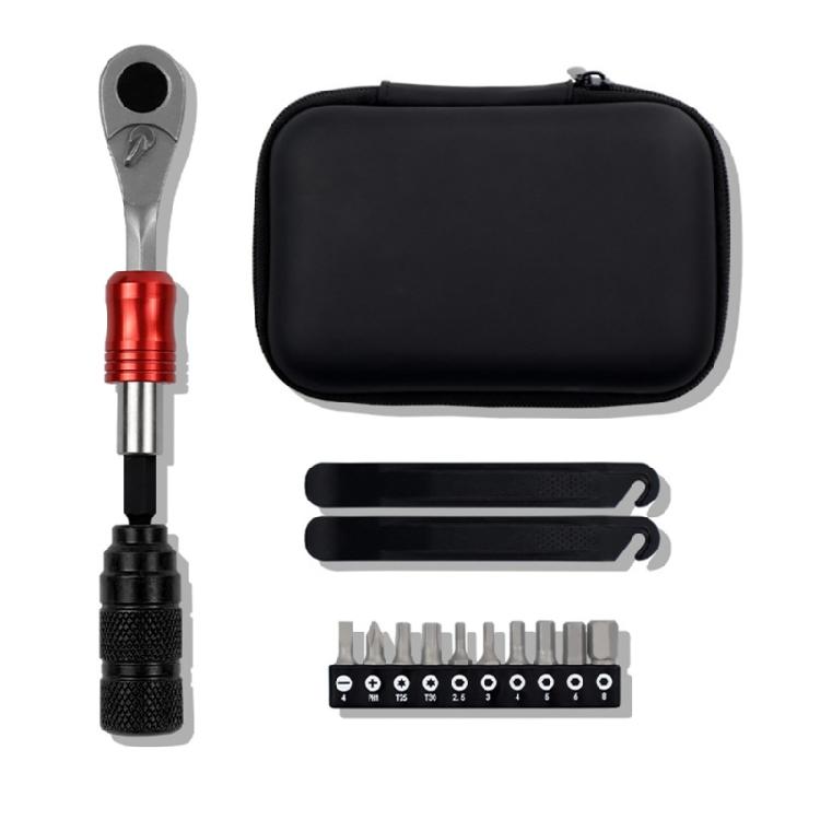 Ratchet Repair Tool Tire Wrenches Bikes Multitool with Magnetic Bit Ratchet Set 1