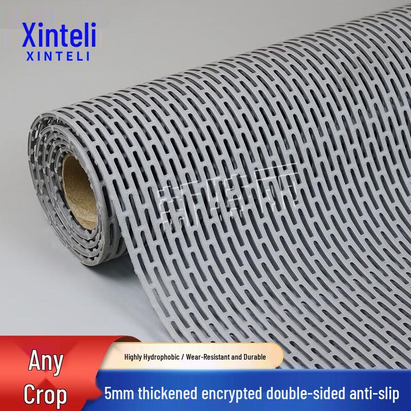 Антискользящий дренажный напольный коврик Sinteli из ПВХ 1.2m x 12m серый