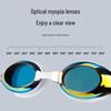 MDNG Dazzling Electroplated Swim Goggles with Corrective Lenses