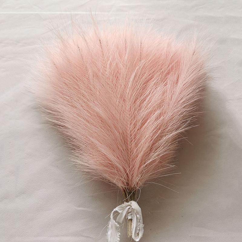 10/20pcs Simulated Reed Feather Pampas Grass Home Porch Wedding Party Garden Decoration Flower Vase DIY Accessories False Plant