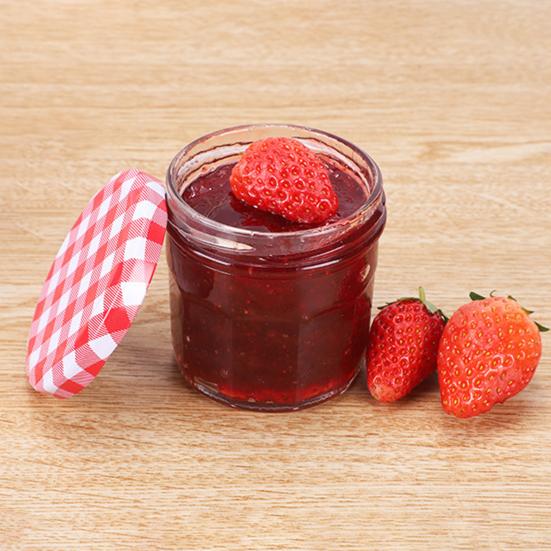 5Pcs 50/150/250/380ML Transparent Glass Pickle Bottle with Lid Multifunctional Strawberry Jam Spice Storage Jar Reusable Empty Food Container