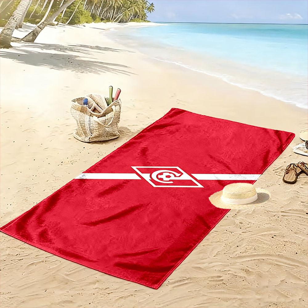 Red Beach Towel with Logo Design A Must-have Beach Towel for Beach Travel