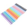 14Pcs 14 Colors Comb Binding Spines 150 Sheet Capacity 19mm X 30 Ring PP Plastic Binder Combs for