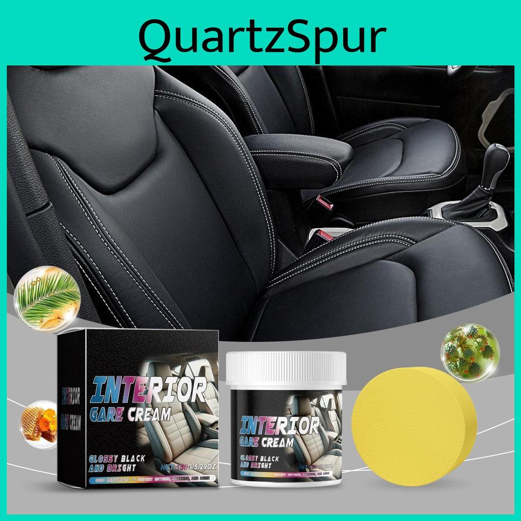 Cream Car Leather Care Seat Care Odor Neutralizer Waterproof Care Cream Car Interior Cleaning Multifunctional Care Wax