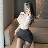 Sex Underwear Sexy Secretary Suit Pure Lace Hip Skirt Flirting Uniform Abstinence