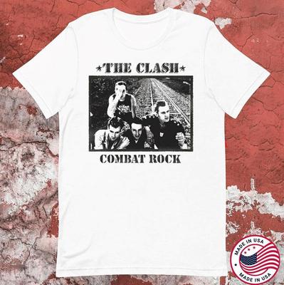 T-shirt Album Vintage Combat Rock The Clash, taglia S-4XL
