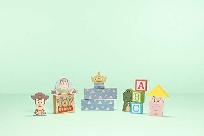 

Disney Toy Story Pixar Disney Kidia Tsumiki Block деревянная игрушка развивающая игрушка для детей мальчиков девочек подарок TYKD00303 KIDEA&BLOCK