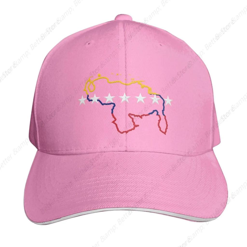 Venezuela Map 7 Stars Flag Venezuela-Hat Snapback Baseball Cap  Unisex Adjustable Sandwich Elephant Hat for Unisex Women