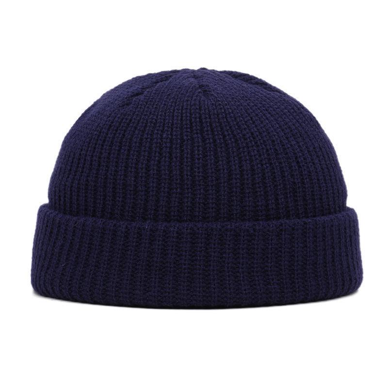 Cappello coppia autunno e inverno cappello sottile cappello lavorato a maglia da uomo e da donna cappello termico a pullover da donna cappello freddo da donna cappello da proprietario terriero a buccia di melone