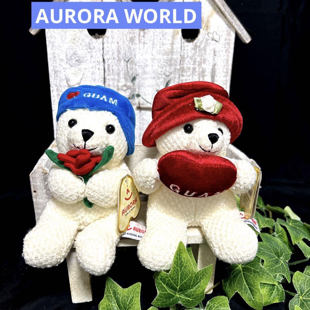 

[USED] Aurora World Teddy Bear, Polar Bear Plush Toy, Guam