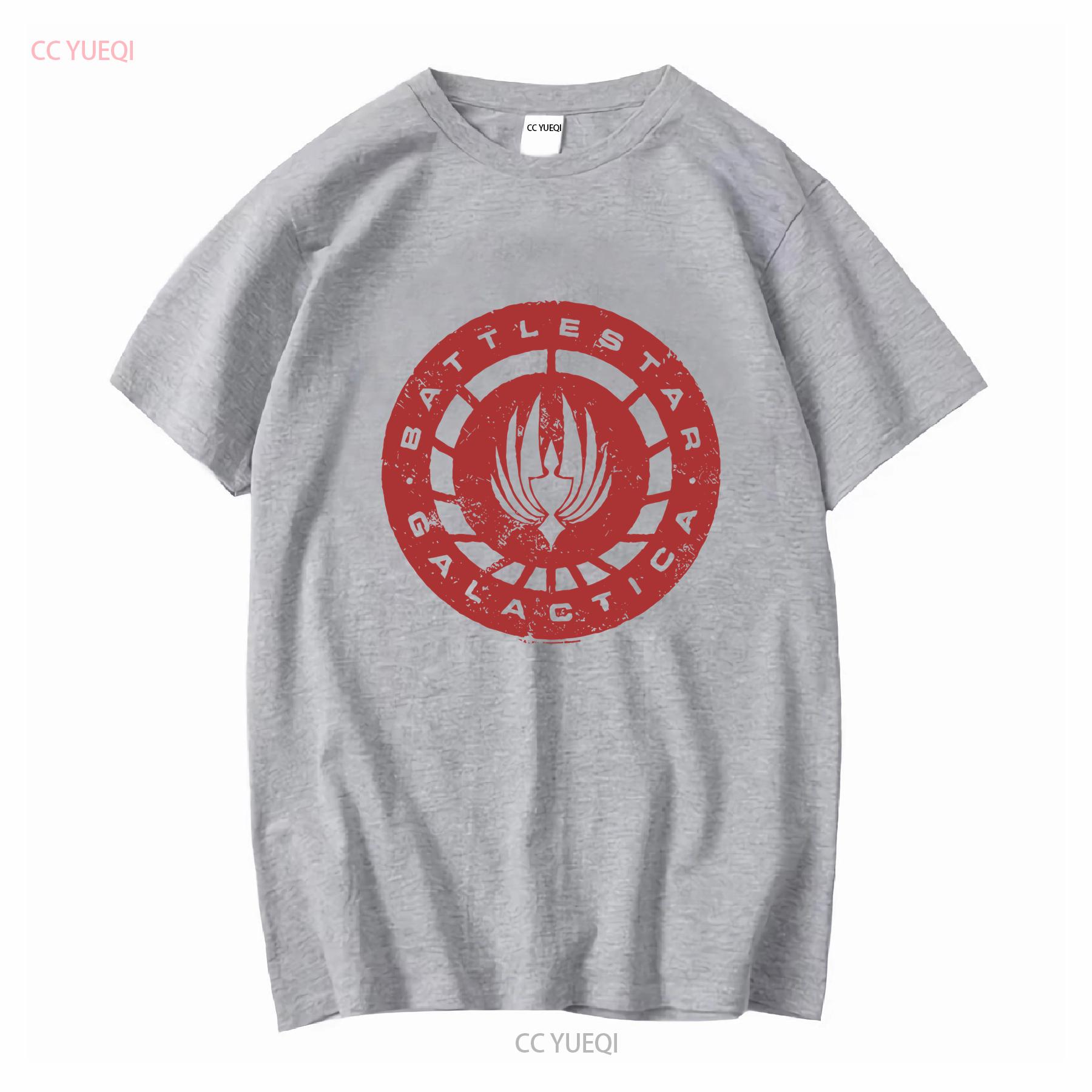 BATTLESTAR GALACTICA ERODED Licensed Adult Mens T Shirt SM 5XL long sleeves vintage Washed Casual fashion Unisex Slightly S