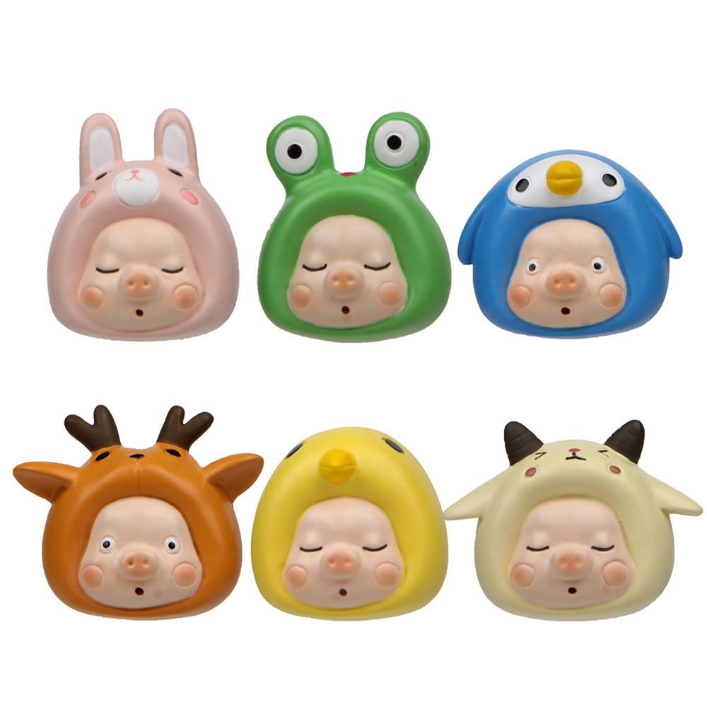 Penguin Jenny Pig Cartoon Resin Magnet Clips For Refrigerator Decor And Gift Giving
