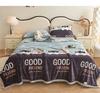 New Milk Fiber Printed Blanket 300G Cloud Mink Velvet Cover Blanket