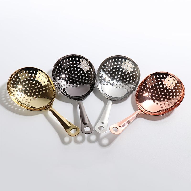 304 Stainless Steel Shaker Bar Bartender Ice Strainer Wire Mixed Drink Cocktail Filter Spoon Shaker Wine Ice Strainer Barware