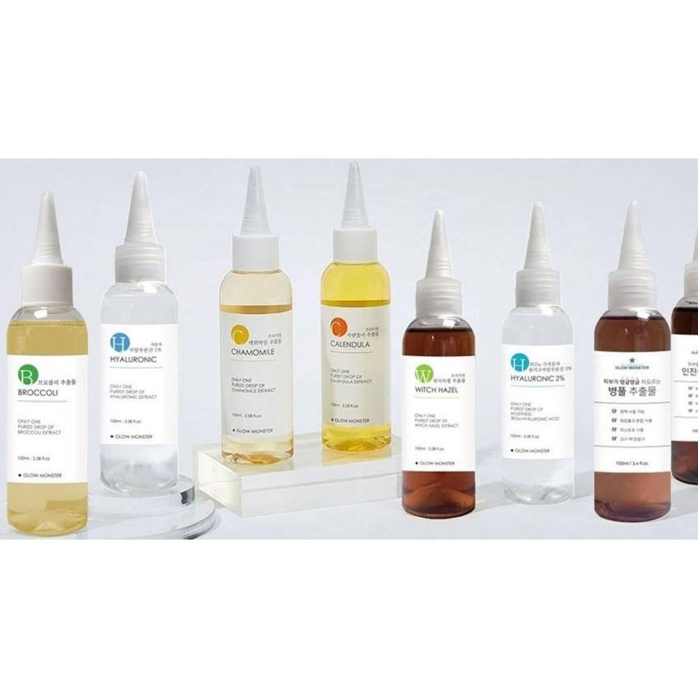 Glow Monster Centella asiatica Extraktkonzentrat 100ml + niedermolekulares Hyaluronsäurekonzentrat 100ml, 1 Set