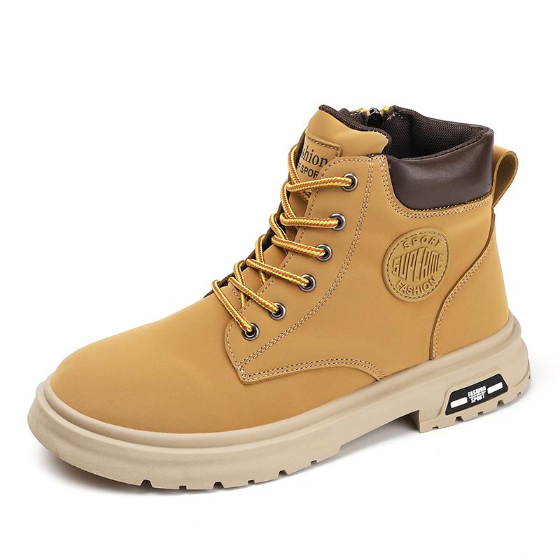 Dress Shoes Man Original Man Sneakers Deals Work & Safety Shoes Mens Shoe Men Motorcycle Boot Original Leather Boots for Men