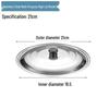 Zhaoran Round Stainless Steel Pot Lid