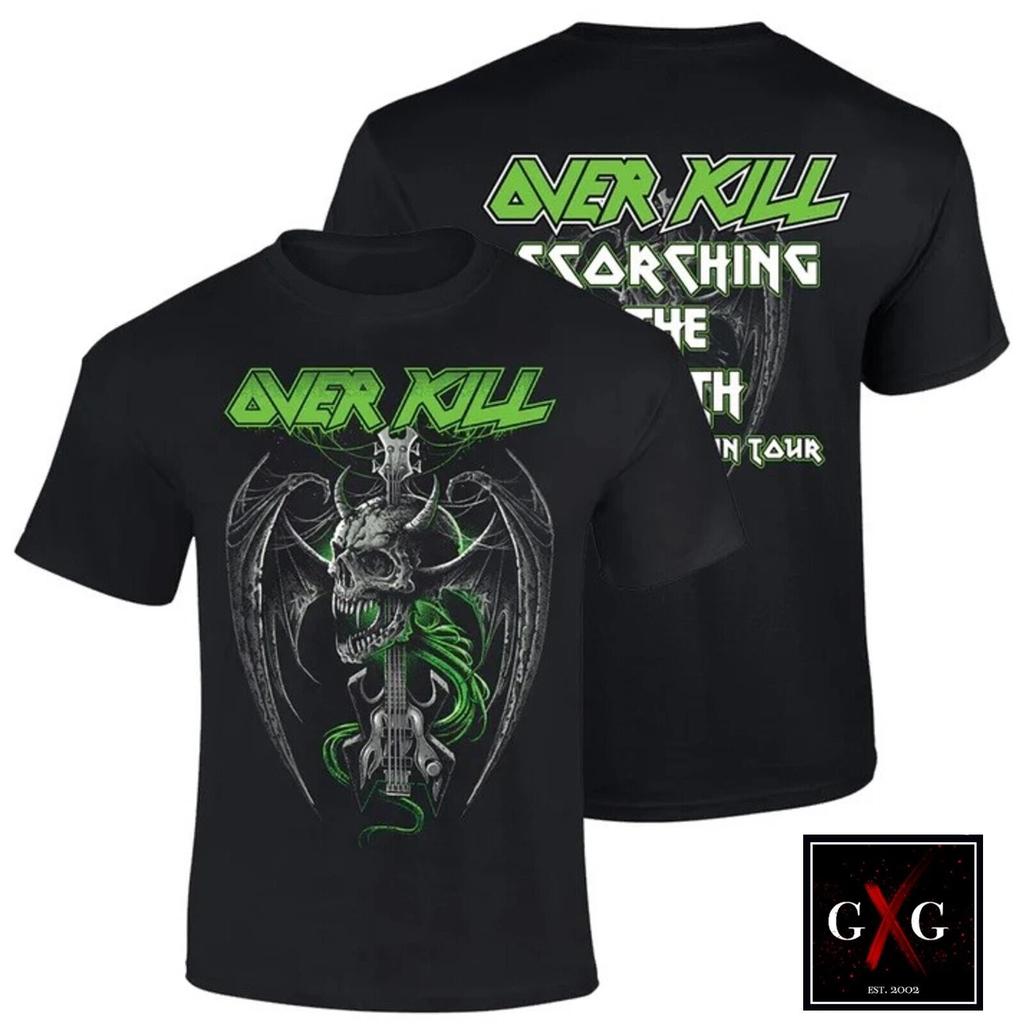 OVERKILL Cd Lgo SCORCHING THE EARTH TOUR Official SHIRT XL New Scorched