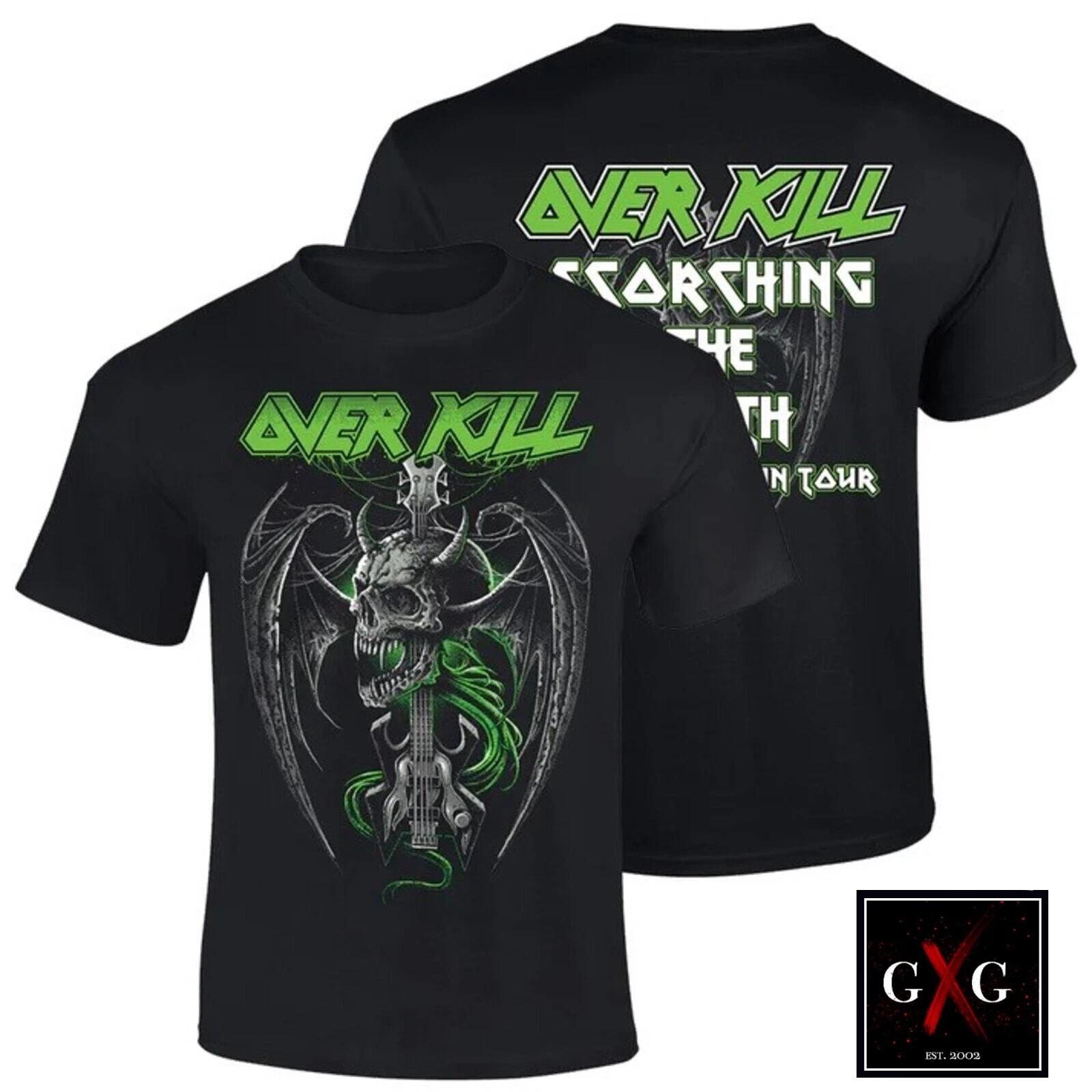 OVERKILL cd lgo SCORCHING THE EARTH TOUR Official SHIRT XL New scorched M