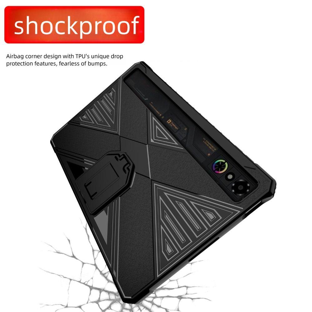 New TPU Tablet Case with Stand Shockproof Back Cover Anti-Scratch Soft Protective Shell for nubia RedMagic 3 Pro