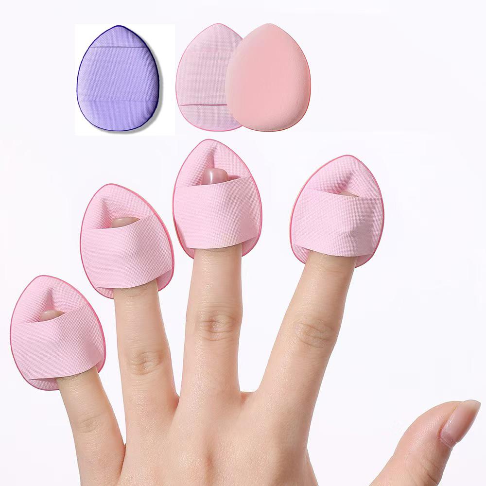 1 Stück Mini Finger-Puff Foundation Kleiner Air-Cushion Puder-Schwamm Gesichts-Concealer BB-Creme Kosmetik-Applikator Make-up-Werkzeuge