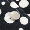 Used AUTHENTIC LOUIS VUITTON x Yayoi Kusama infinity dot Mini skirt Black cotton
