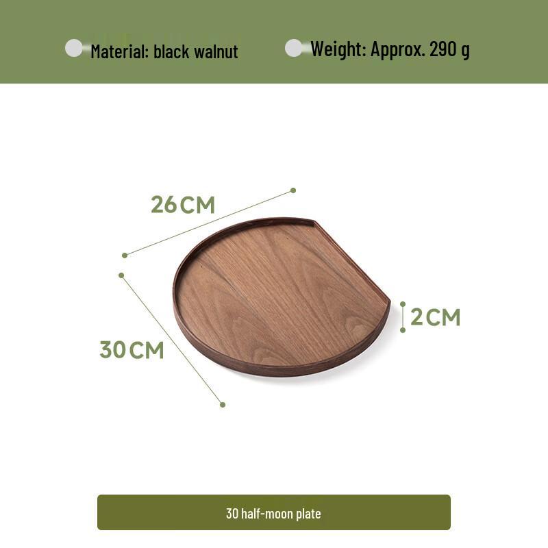 Black Walnut Wood Serving & Tea Tray