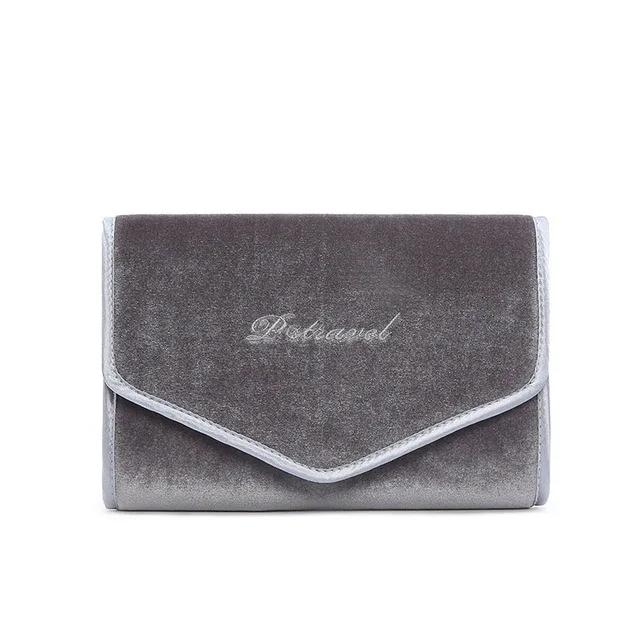 Portable Jewelry Organizer Earring Boxes Packaging Travel Storage Bag Jewelry Box For Journey Girl Gift