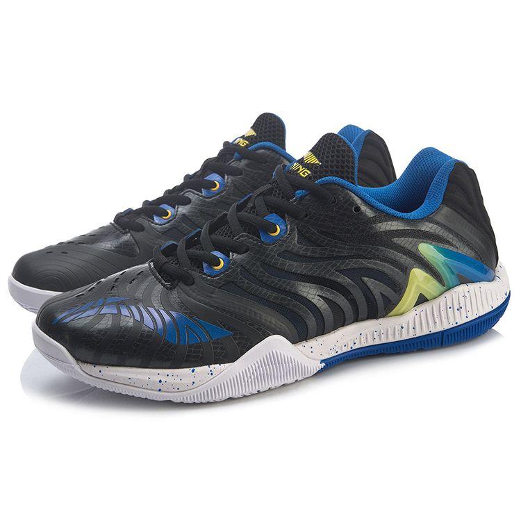 Li Ning Cool Shark 3 Professional Competition Shock Absorption Anti-Slip Wear-Resistant Breathable Support Low-Top Badminton Shoes AYAR003-3