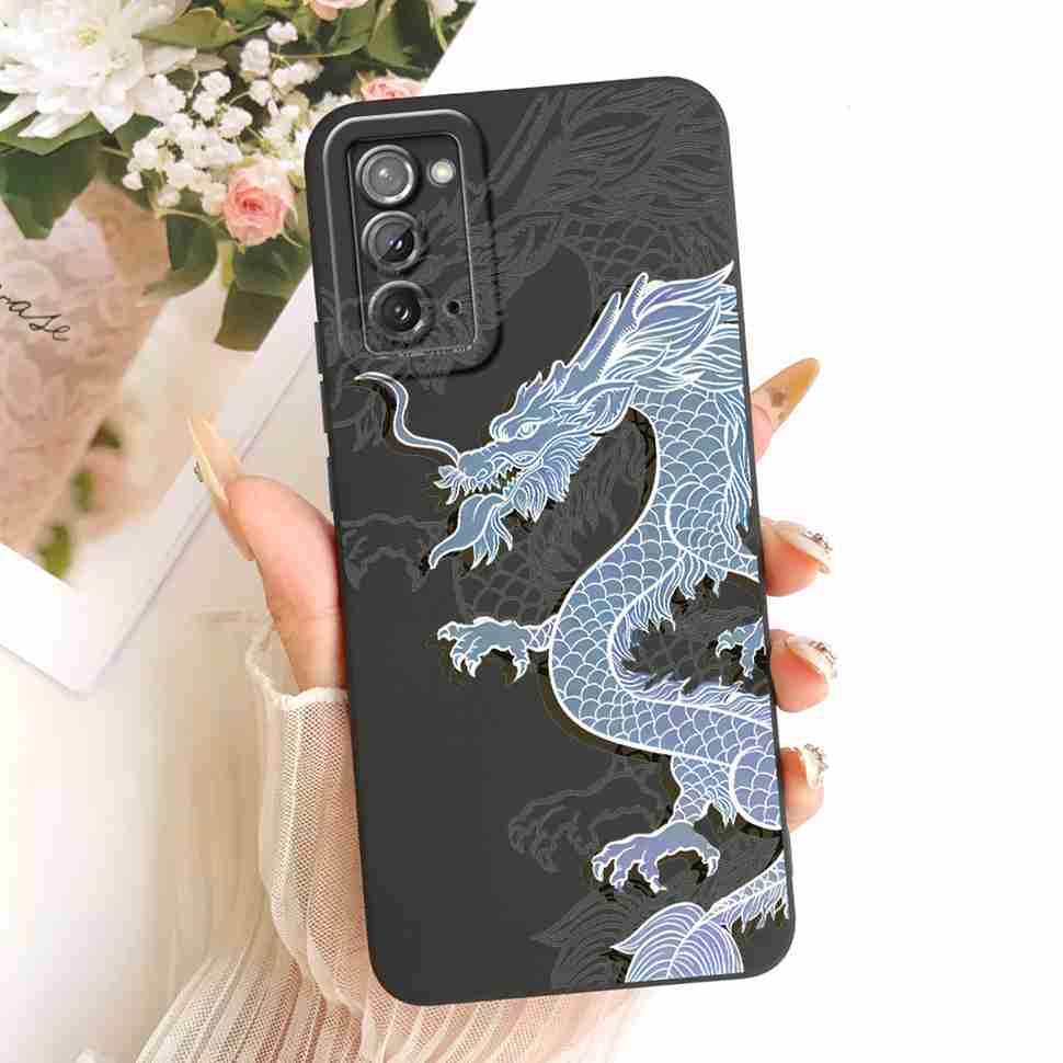 For Samsung Galaxy Note20 Case Soft Slim Cute Candy Painted Cover For Samsung Note 20 Note20 SM-N980F Full Silicone Bumper