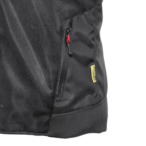 Enigma 2025 Model Motorcycle Mesh Jacket for Spring, Summer, and Fall, 25-003 EN-003 CE Level 2 Protector, Radiance Hoodie, Silver, Size L