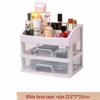 Jewelry & Cosmetic Storage Box - Transparent Dustproof Desktop Organizer with Drawers