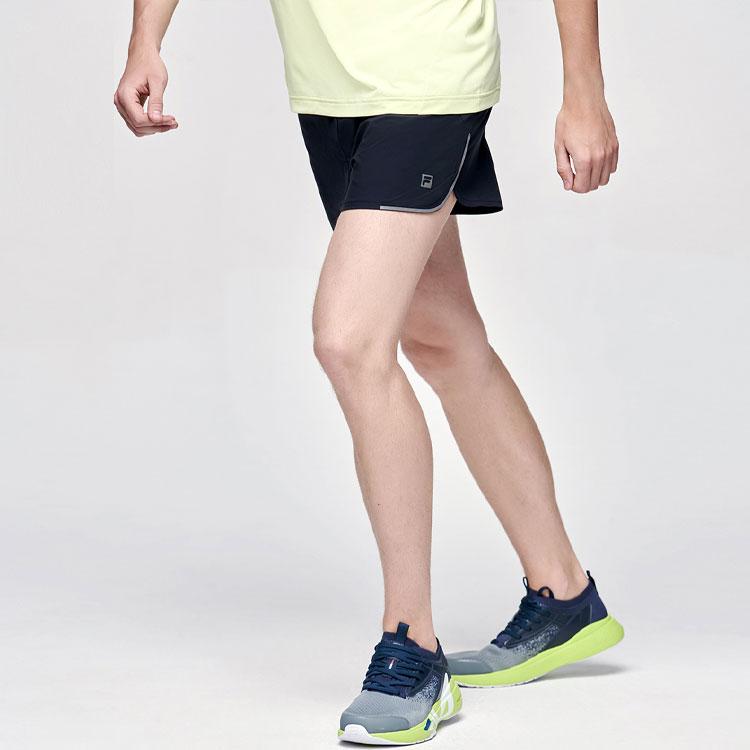 FILA Woven Casual Sports Shorts Men Bottoms Black A11M122361F-BK