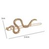 Gothic Punk Metal Snake Medusa Hairpin Hair Clip for Women Side Bangs Holder Girls Retro Barrettes Jewelry Headwear Accessories
