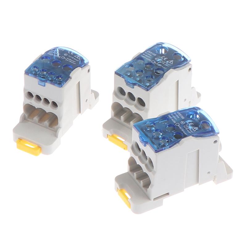 Ukk 80A/125A/160A 1 In Multiple-Out Distribution Box Din Rail Terminal Junction