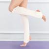 1 Paar Latin-Socken Offene Ferse Elastisch Weich Anti-Rutsch Fußschutz Einfarbige Zehenlose Warme Ballett Bauchtanz Socken Beinwärmer Gestrickte Beine