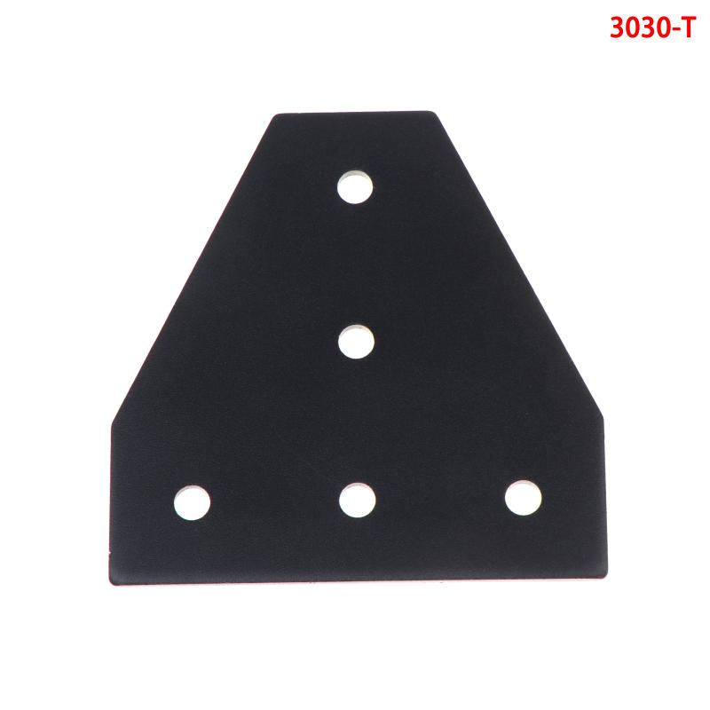 1Pcs T/L Type 5 Hole Joint Board Plate Corner Angle Bracket Connection Joint Strip For 2020 3030 4040 Aluminum Profile