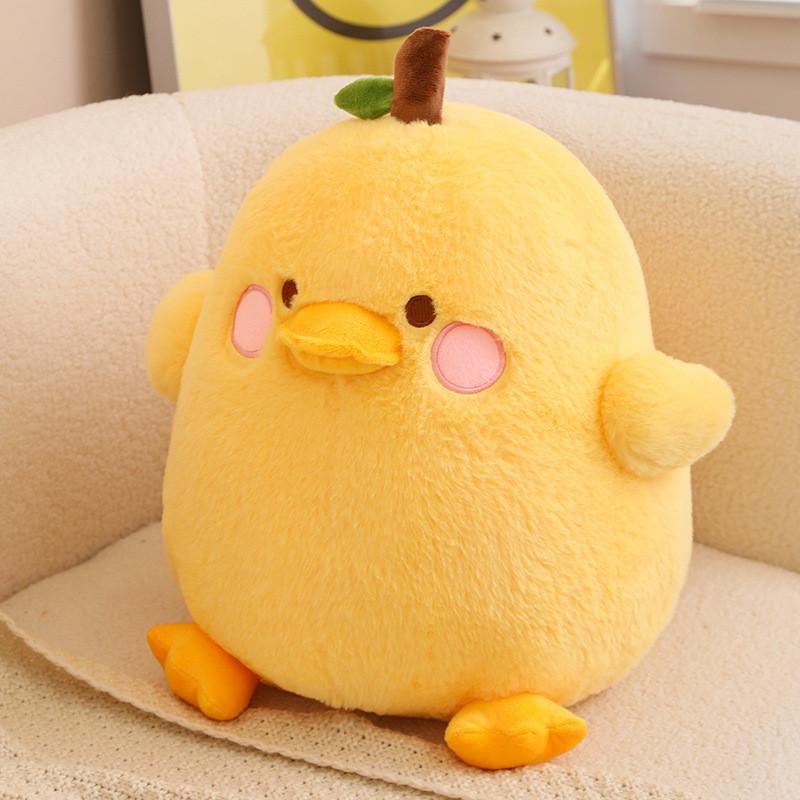 Duck Cartoon Plush Pear Toy Girl Bed Sleeping Room Pillow Doll Gift Children