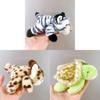 Lion Turtle Snow Leopard Giraffe Zebra Magnet Refrigerator Sticker Plush Toy For Kids And Teens