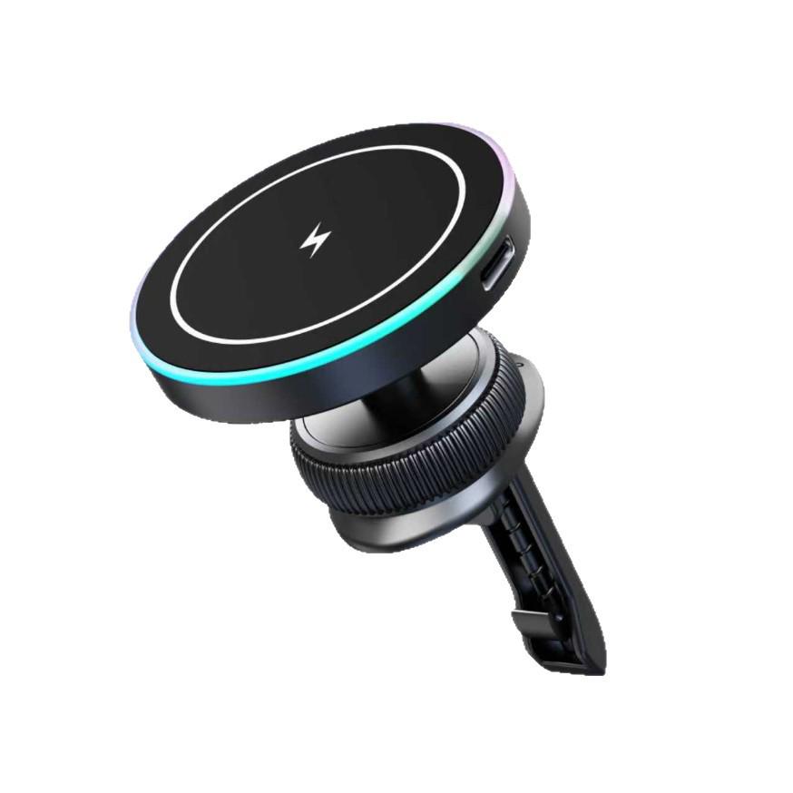 Suporte Magnético para Celular de Carro & Carregador Sem Fio Magsafe 2026