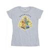 HARRY POTTER Womens_Ladies Hogwarts School Emblem Cotton T-Shirt