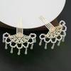 1Pcs Pearl Hair Comb Women Hanfu Cheongsam Comb Hair Side Hairpin Ancient Tasseled Pearl Hair Ornament Hanfu Hairpin