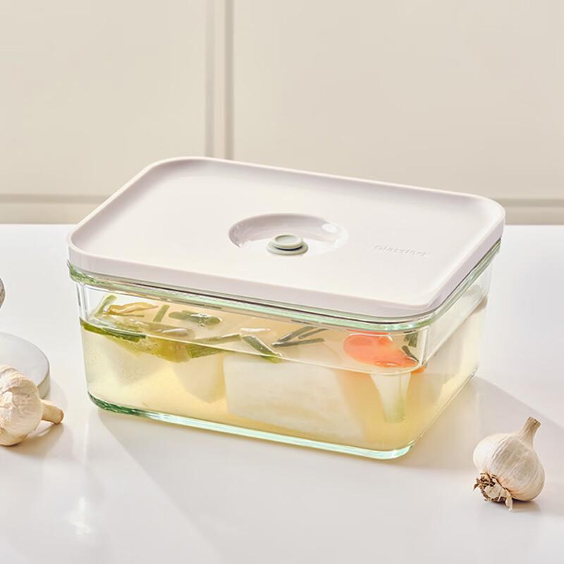 GLASSLOCK Elektrická vakuová nádoba na potraviny z tvrzeného skla