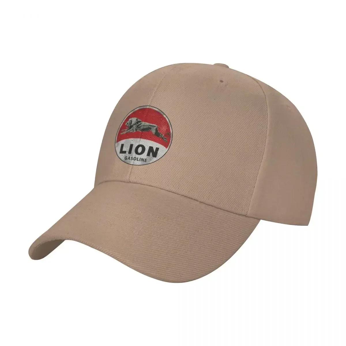 

Lion gas red vintage sign Baseball Cap Trucker Cap fishing hat Women s Hats Men s