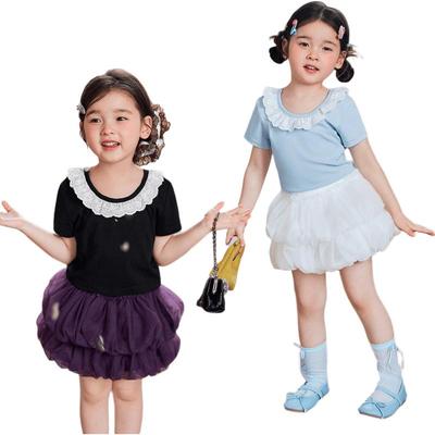 LUSON Baby Girls' Summer Sweet Casual Short Sleeve T-Shirt