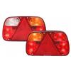 1 Set 12V Car Truck Tail Light Rear Stop Brake Fog Light Signal Lamp Wiring Harness 5.5 M Cable 13 Pin Trailer Caravan Lorry