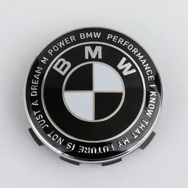 4 Stück Felgennabendeckel 68mm 56mm Blau Weiß Nabenkappe Für BMW E46 E90 E30 F10 F30 X5 X3 E39 F25 E60 E91 E87 M Autozubehör