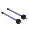 2PCS Drum Brushes High Carbon Steel Wire Brush Retractable Drumstick Brush Set for Percussion