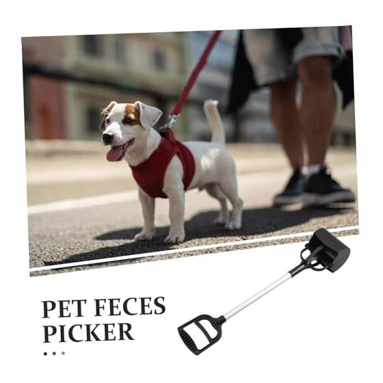 Outdoor pet excrement cleaner Easy to use with one hand Made of lightweight plastic Long handle design makes it easy to carry Cleaning goods ideal