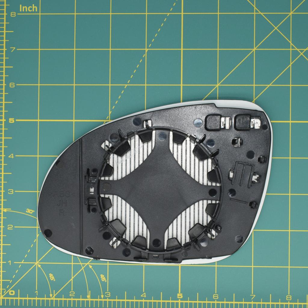 Car Left Right Side Rearview Wing Mirror White Glass Heated For VW Golf 5 MK5 Jetta Passat B6 2006 - 2009 Auto Parts Rear